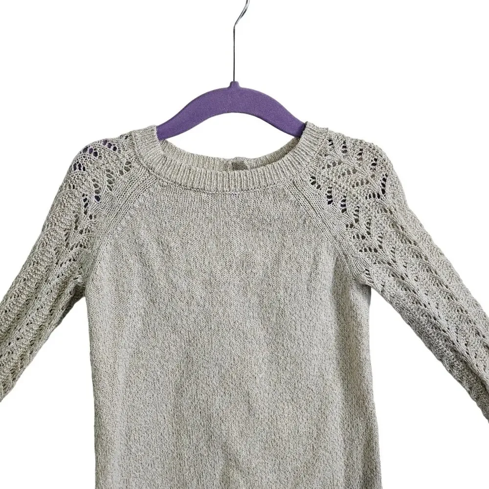 Oshkosh B'Gosh Cream Knit Sweater 4T